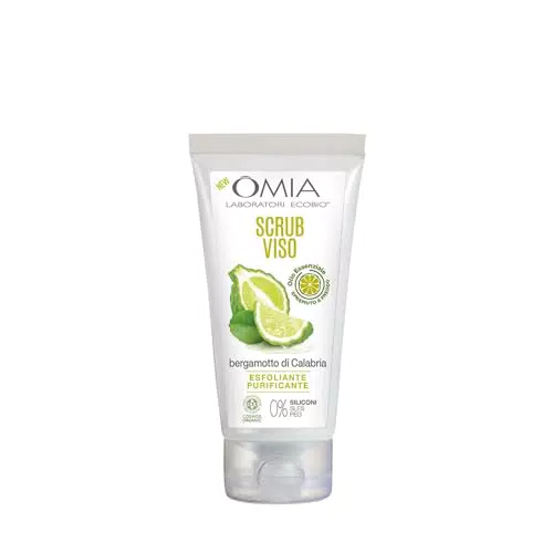 Omia Scrub Viso Esfoliante Anti-Imperfezioni con Olio Essenziale di Bergamotto