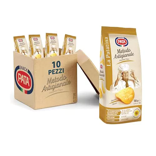 Pata Patatine Classiche Artigianali Senza Glutine con Olio di Girasole Alto Oleico