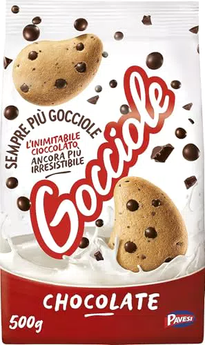 Pavesi Biscotti Frollini Gocciole Cioccolato, 500g