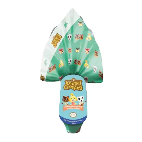 Pernigotti Uovo di Pasqua Animal Crossing Cioccolato al Latte con Portachiavi Sorpresa