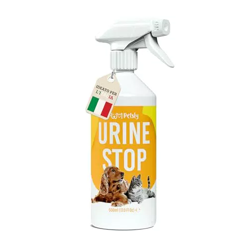 Petsly Repellente Anti Urina per Gatti e Cani Spray Disabituante Interno Esterno