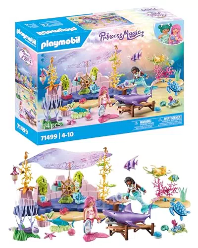Playmobil Princess Magic Centro Cura Animali Marini Giocattolo Educativo Bambini