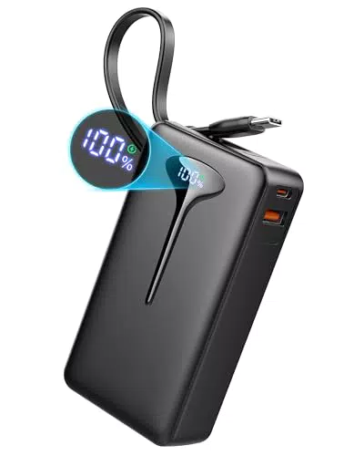 Power Bank 10000mAh Mini Caricatore Portatile USB C Ricarica Rapida per iPhone Samsung