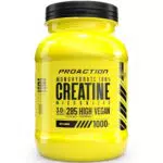 ProAction Creatina Monoidrata Polvere 100% Pura per Forza ed Energia Muscolare