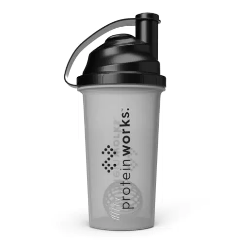 Protein Works Shaker Extreme 360 con Pallina Mix, Anti-Perdita, Chiusura Sicura