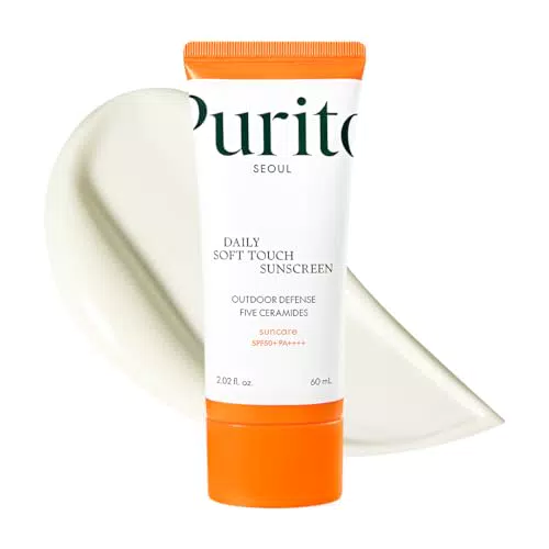 Purito Seoul Soft Touch Protezione Solare Viso SPF50+ con Ceramidi K-Beauty