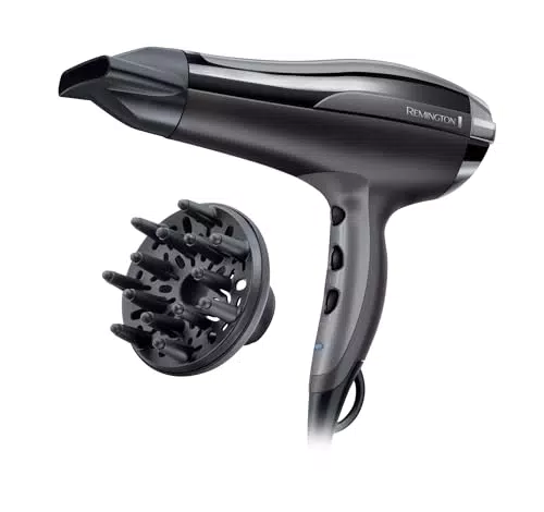 Remington Pro-Air Turbo D5220 Asciugacapelli Ioni Anticrespo Diffusore Professionale