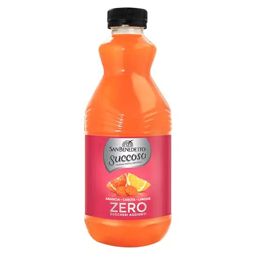 San Benedetto Succoso Zero Arancia Carota Limone Bevanda Frutta Leggera Dissetante