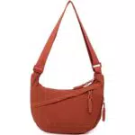 Sanxiner Borsa Mezzaluna Unisex in Nylon Multitasche a Tracolla Hobo Bag Morbida