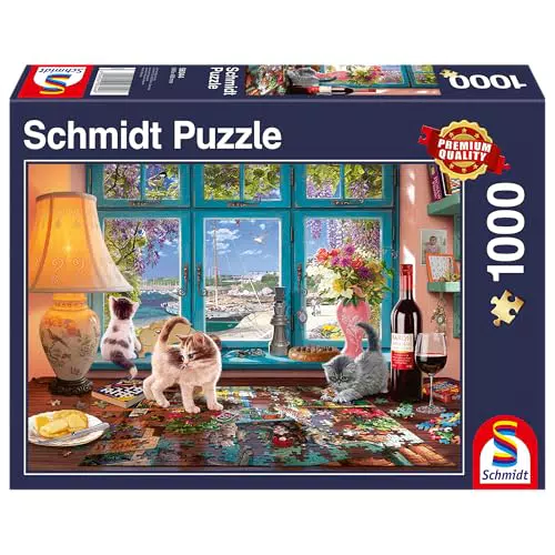 Schmidt Spiele Al Tavolo Dei Puzzle Puzzle Adulto 1000 Pezzi