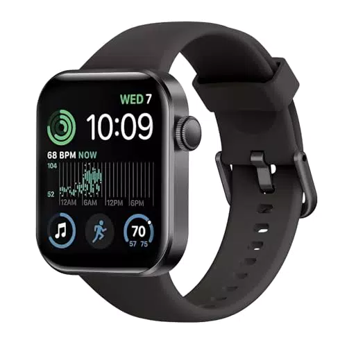 Smartwatch Homme Donna 1.85 Pollici con Chiamate, Fitness Tracker, IP68, Cardiofrequenzimetro