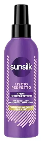 Sunsilk Spray Termoprotettore Liscio Perfetto Anticrespo con Olio di Argan e Biotina