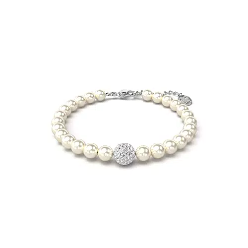 Swarovski Bracciale Strand Remix Collection Placcato Rodio