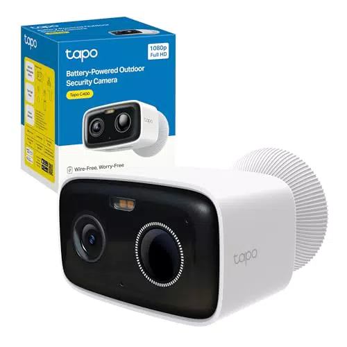 Tapo C400 Telecamera WiFi da Esterno FHD senza Fili con Batteria Rilevamento Persone