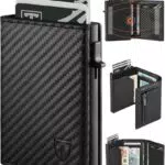 TEEHON Portafoglio Uomo Slim con Chiusura Magnetica e Protezione RFID Portacarte