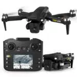 Toladrone TD12LCD Drone con Fotocamera, Quadricottero Pieghevole Brushless LCD