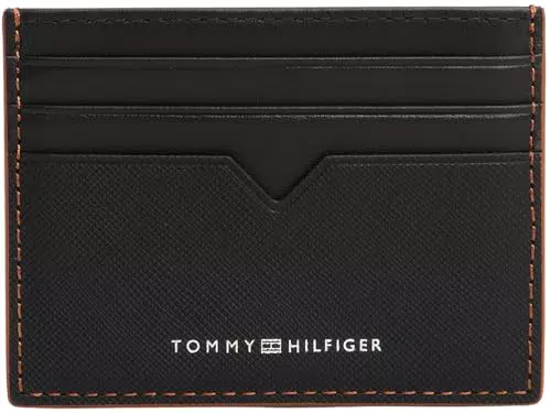 Tommy Hilfiger Porta Carte Uomo TH Edge Portafoglio Slim Elegante