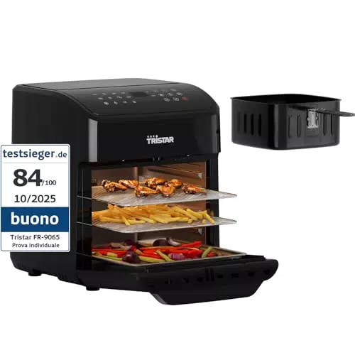 Tristar Friggitrice ad Aria 12L con Mini Forno, 12 Programmi, Display Digitale