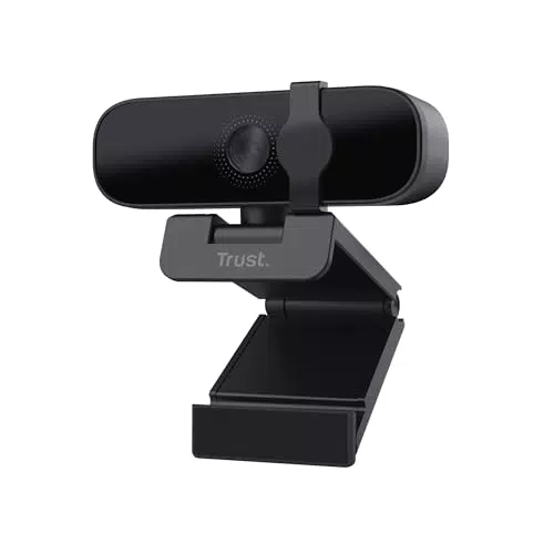 Trust Oran 1080p Webcam PC con Microfono, USB, Privacy, Full HD per Laptop e Desktop