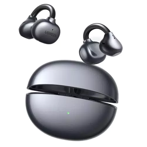 UGREEN HiTune Clipbuds Cuffie Bluetooth 6.0 con ENC, 4 Microfoni, App, 30H Autonomia