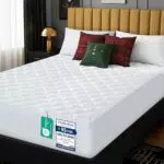 Utopia Bedding Coprimaterasso Trapuntato con Gonna Elastica Vestibilità Extra Profonda