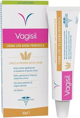 Vagisil Crema Intima Idratante e Lenitiva con Avena Prebiotica per Prurito Intimo