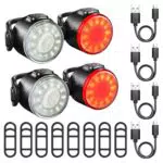 VEGOATY Luce Passeggino LED Ricaricabile USB, Accessorio Universale per Passeggini