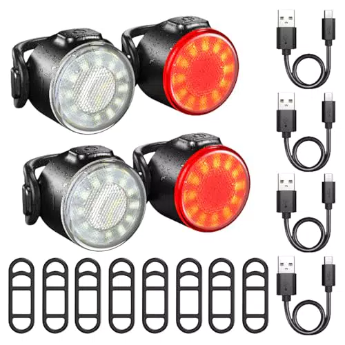 VEGOATY Luce Passeggino LED Ricaricabile USB, Accessorio Universale per Passeggini