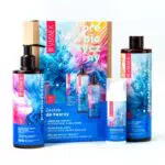 Vianek Set Prebiotico Viso Idratante con Gel, Acqua Micellare e Crema Giorno