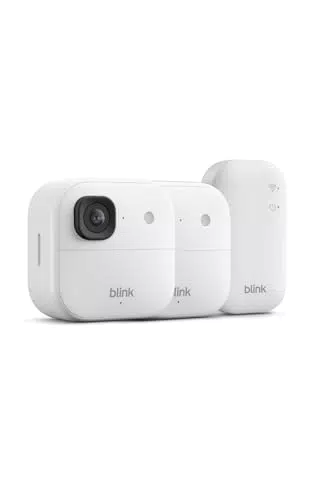 Blink Videocamera Esterna 2K Plus Ultimo Modello, Sicurezza Smart Senza Fili 2K