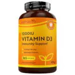 Nutravita Vitamina D3 1000 IU Integratore per Ossa Forti, Denti Sani e Articolazioni