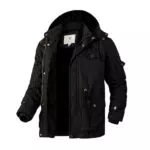 WenVen Cappotto Invernale Uomo Giacca da Lavoro Outdoor Casual con Cappuccio