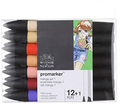 Winsor & Newton ProMarker Set Manga Pennarelli per Disegno e Illustrazione