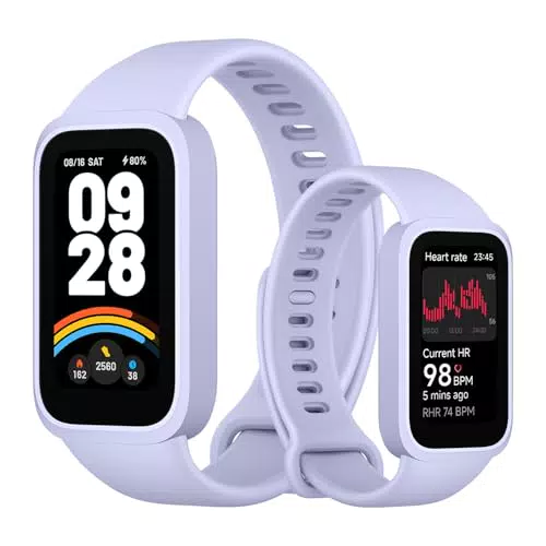 Xiaomi Smart Band 9 Active Smartwatch Monitor Salute SpO2 Sonno 50 Sport 18 Giorni