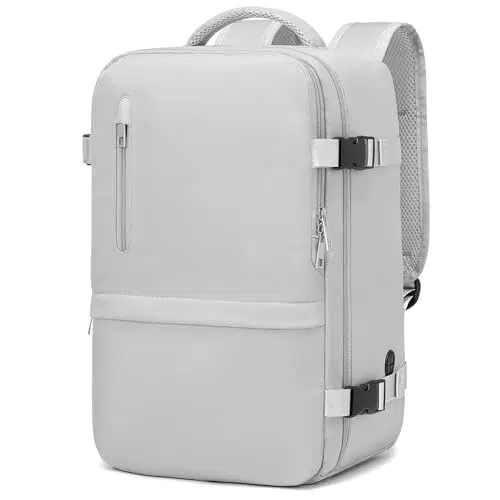 Xkdoai Zaino da Viaggio Bagaglio a Mano con Borsa Antifurto e Tasca Bottiglie