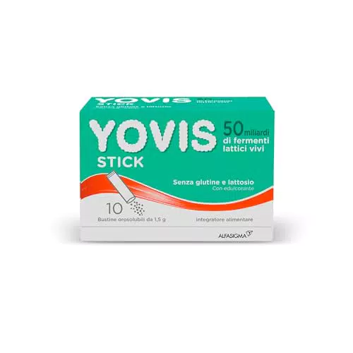 Yovis Stick Probiotici Benessere Intestinale 50 Miliardi Fermenti Lattici Vivi