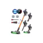 Zynet DP2 Aspirapolvere Senza Fili con Doppia Batteria, 45Kpa, 60 Min, 500W