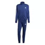 Adidas Tuta Uomo Sportswear Basic 3 Stripes Fleece Modello Classico