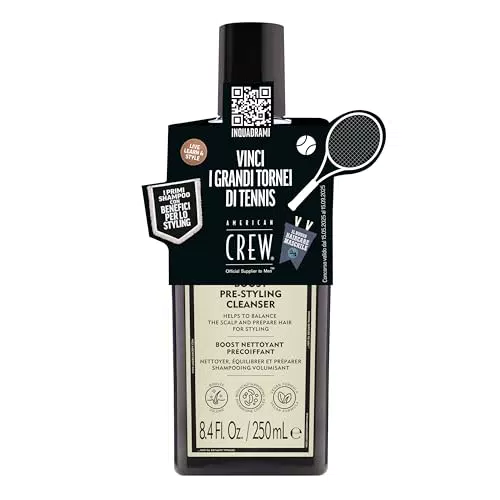 American Crew Boost Pre-Styling Shampoo Per Capelli Forti E Volume Professionale