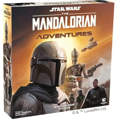 Asmodee The Mandalorian Adventures Gioco da Tavolo per 1-4 Giocatori in Italiano