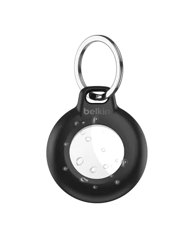 Belkin Secure Holder Impermeabile con Portachiavi per Apple AirTag Antigraffio