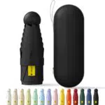 Betrynidil Ombrello Da Viaggio Pieghevole Compatto Impermeabile UPF 50+