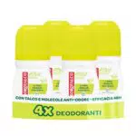 Borotalco Deodorante Roll-On Attivo con Anti-Odore, 48h Efficacia, Senza Alcool