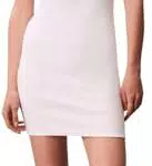 Calvin Klein Abito Donna Contour Mini Rib 1X1 SS Elegante Modello Casual