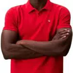 Calvin Klein Polo da Uomo a Maniche Corte in Cotone Pique Monogram