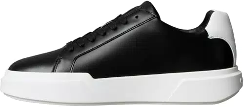 Calvin Klein Sneakers Uomo in Pelle con Suola Chunky Preformata e Lacci