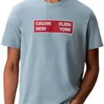 Calvin Klein T-Shirt Uomo Maniche Corte Box Graphic Regular Fit
