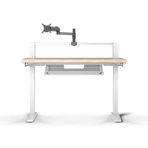 Corsair Platform 4 Scrivania Gaming con Gestione Cavi, Porta USB e Supporto Monitor