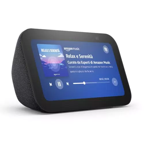 Echo Show 5, Schermo touch intelligente e compatto, con Alexa: controllo della Casa Intelligente e molto altro
