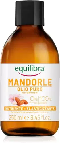 Equilibra Olio di Mandorle Dolci Puro Protettivo Nutriente Elasticizzante Smagliature